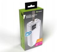 Power bank TRACER BLAZE 30000mAh 65W White (TRABAT47506)