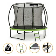 Батут з внутрішньою захисною сіткою 312 см LEOBRO Premium Pro 10FT GREEN (LB-1100)