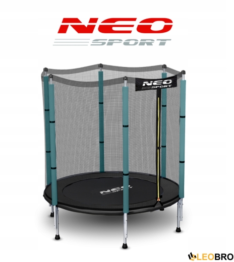 Посилений батут Neo-Sport 140 см із зовнішньою сіткою PREMIUM (NS-04Z230F) - 2