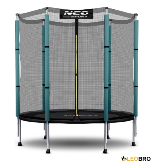 Посилений батут Neo-Sport 140 см із зовнішньою сіткою PREMIUM (NS-04Z230F) - 5