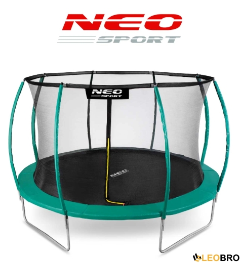 Батут Neo-Sport Premium 374 см із внутрішньою сіткою (NS-12C181) - 3