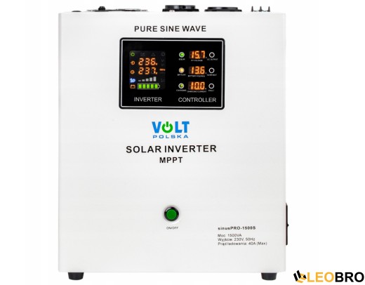 Аварийный комплект Гибридный ИБП/инвертор Volt Polska SINUS PRO 1500 S + Аккумулятор 4SUN MAXX GEL 120 Ah - 3