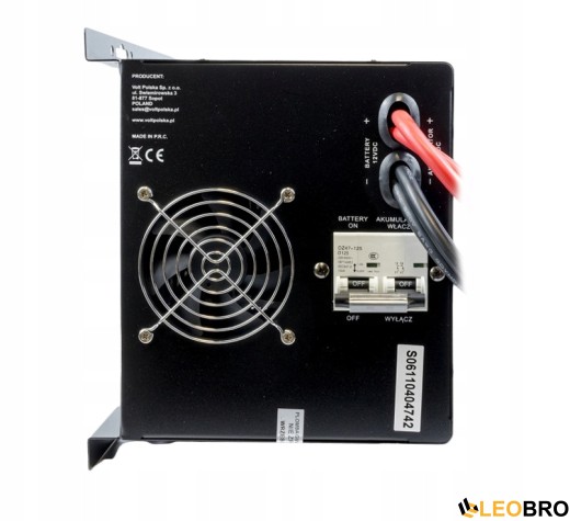 Комплект Volt Polska SINUS PRO 2400W 12/230V 1600/2400W + Аккумулятор гелевый 4SUN MAXX GEL 100 Ah - 4