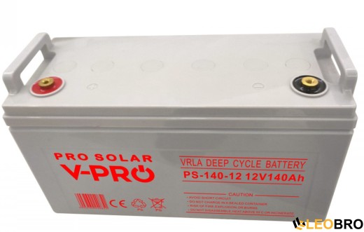 Аккумулятор VOLT AGM VRLA DEEP CYCLE 140Ah 12V (6AKXDEEP14) - 3