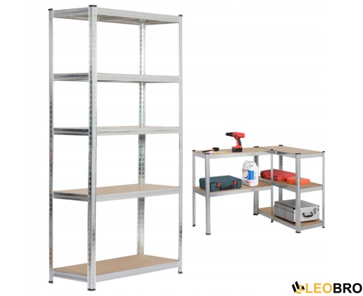 Стелаж FunFit 180 х 450 х 40см, 175кг/полка, 5 полок - 2