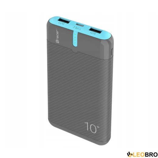 TRACER EnerGo 10000mAh Сірий/Синій Power bank (TRABAT47514) - 3
