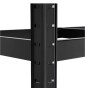 Стеллаж FunFit 150 х 75 х 30 см Black (3780) - 7