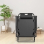 Розкладне крісло ліжко з подушкою LEOBRO Темно-сіре (FCB-S06-PC) - 5