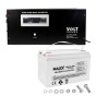 Комплект Volt Polska SINUS PRO 2400W 12/230V 1600/2400W + Аккумулятор гелевый 4SUN MAXX GEL 100 Ah - 1