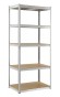 Металлический стеллаж FunFit 180x100x50 см, прочный (200 кг/полка) - 2