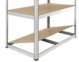 Металлический стеллаж FunFit 180x100x50 см, прочный (200 кг/полка) - 4