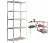 Стелаж FunFit 180 х 450 х 40см, 175кг/полка, 5 полок - 2