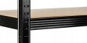 Стеллаж LEOBRO Черный 180 х 90 х 40 см, 265кг/полка, 5 полок (LB-R265-BLK) - 3