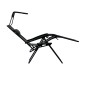 Раскладное кресло шезлонг с козырьком LEOBRO Zero Gravity Dark Grey (LB-ZGC-H1-DGR) - 4