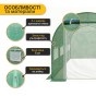 Садовая теплица парник LEOBRO Garden 10м2 Green Mosquito Door (LB-G109-GRN) - 4