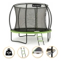 Батут з внутрішньою захисною сіткою 252 см LEOBRO Premium Pro 8FT GREEN (LB-1099) - 1