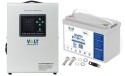 Комплект Volt Polska SINUS PRO 900 E PLUS 12/230V 600/900W + Аккумулятор LiFePO4 12,8V 100 Ah 100A - 1