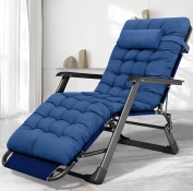 Раскладное кресло кровать с подушкой LEOBRO Темно-синий (LB-FCB-G1-BLU)